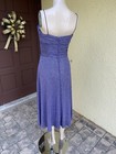 Vintage Eliza J Formal Lilac Blue Party Dress/Metallic Thread/size 12 — photo 7