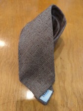 Bert Pulitzer Brown Woven Silk Tie T0059 