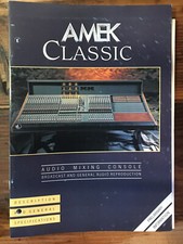 Amek Classic Console di Mixaggio Audio 21 pg. Brochure Panoramica Sistema *Originale*