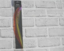 NEW SYNTHETIC FEATHER HAIR EXTENSION MULTI-COLOR  11" LONG  21