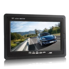 7'' TFT LCD Color Monitor For DVD VCR Car Rearview Headrest Monitor HD 1024X600