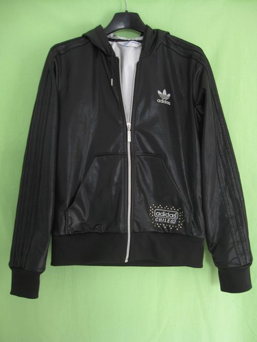 Veste Adidas Chile 62 à capuche Originals Jacket Noir Femme style vintage -  38 | eBay