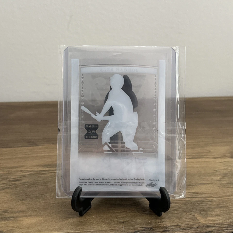 Leaf Trinity Jordan Beck Clear Rc Auto Gold  /50 - Image 2 of 2