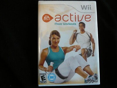 Wii Active More Workouts E Everyone 2009 EA Sports Fitness New Sealed
