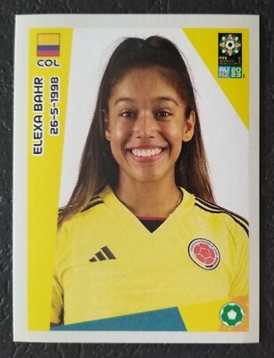 Panini Sticker 560 Elexa Bahr Colombia FIFA Women's World Cup 2023 AU NZ
