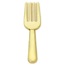PinMart's Gold Plated Fork Kitchen Culinary Utensil Lapel Pin