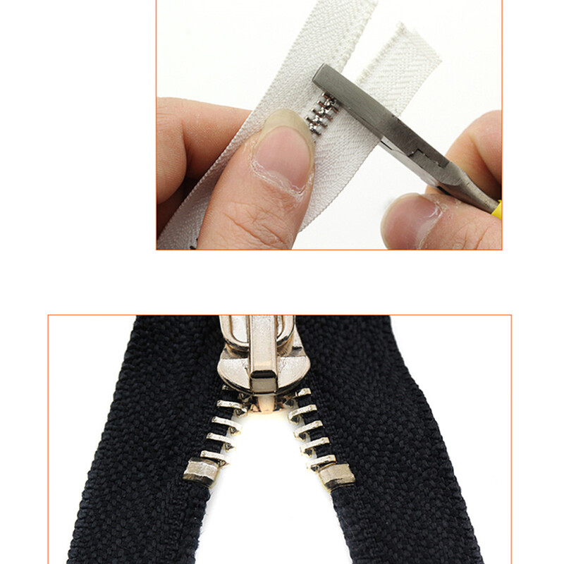 20pcs 8 Metal Zipper Replacement Zippers Repair Top Stopper DIY Repair Supplies eBay