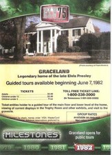 PRESS PASS 2010 MILESTONES - ELVIS 75th BIRTHDAY ,