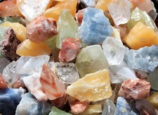 5 lb Mixed Calcite Rough Natural Mineral Stones - 'A' Grade Raw Crystals Bulk