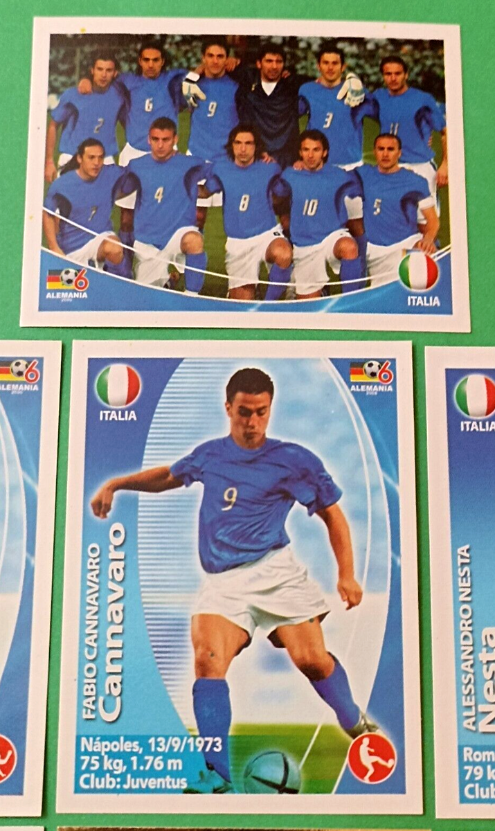 2006 Navarrete Germany World Cup FIFA Action - E17 ITALY FULL TEAM
