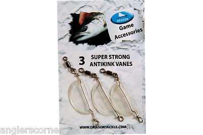 Dragon Tackle Super Strong Antikink Vanes / Spinning / Lure Fishing / K2890 | eBay Dragon Tackle Super Strong Antikink Vanes / Spinning / Lure Fishing / K2890 | eBay