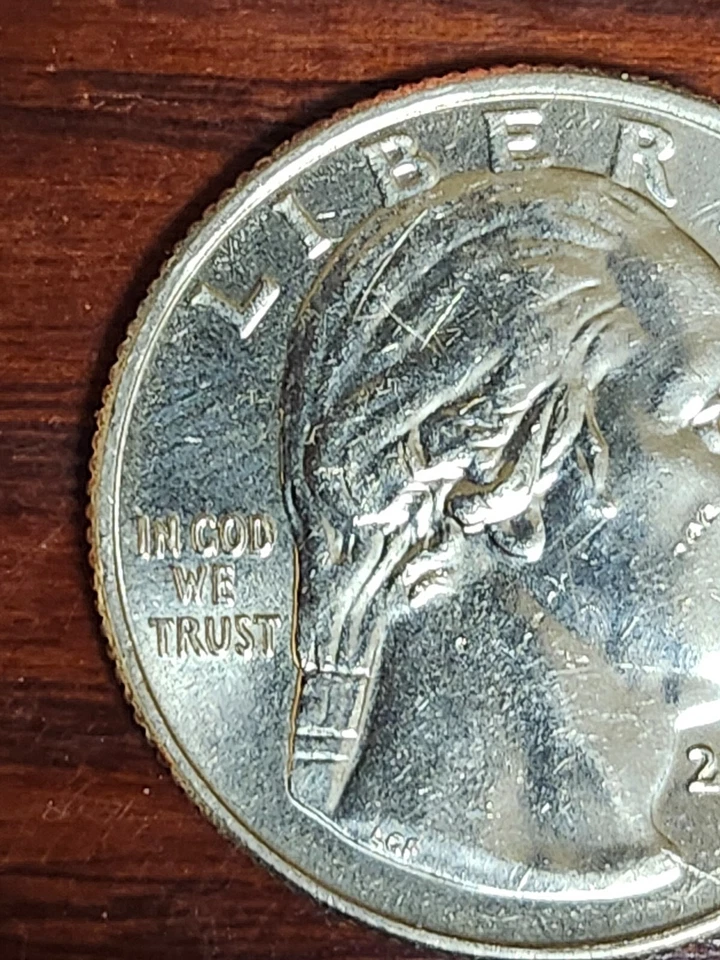 2022 D Wilma Mankiller Quarter,  Error USA Currency Coin - Image 2 of 4