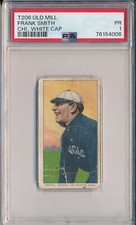 T206 OLD MILL - FRANK SMITH, CHICAGO & BOSTON - PSA 1 PR (SVSC) FRESHLY GRADED!