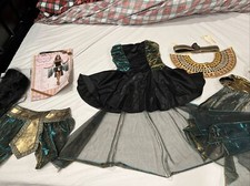 Halloween Woman Costume - Egyptian Goddess XS 4-6 deluxe NWT 8 Pc Set