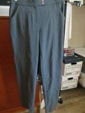 CHICO'S O ZENERGY GRAY STRETCH PANTS NEW