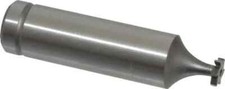 Made in USA 1/4" Diam x 1/16" Face Width, Cobalt, 6 Teeth, Shank Connection W...