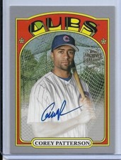 2022 TOPPS ARCHIVES SILVER COREY PATTERSON AUTO SIGNED #D58/99 CHICAGO CUBS