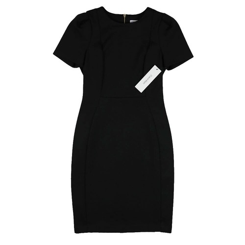Calvin Klein Dress Womens 14 Black LBD Sheath Classic Event Business Minimal | eBay Calvin Klein Dress Womens 14 Black LBD Sheath Classic Event Business Minimal | eBay