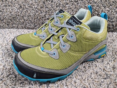 Ahnu Sugarpine Low Waterproof Hiking Shoes Women's Size 7 Outdoor Vibram EUC