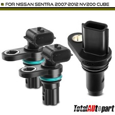2x Camshaft & 1x Crankshaft Position Sensor for Nissan Sentra 07-12 Versa NV200