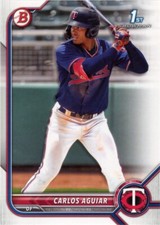 2022 1st Bowman Paper  #BP-1 Carlos Aguiar