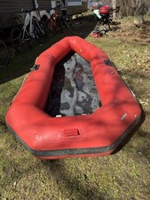 Achilles Inflatable Dinghy 9'8" x 4'10", Threaded Oar Pins (No Oars)