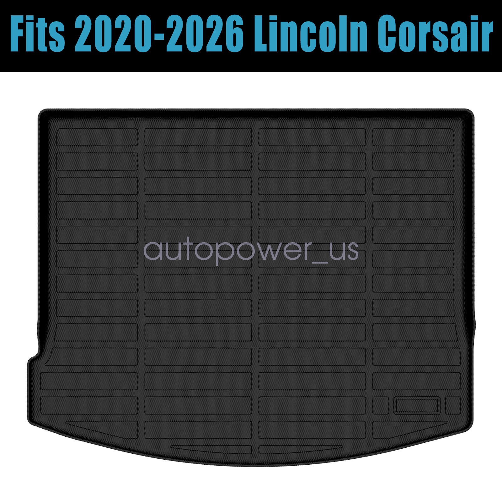 TPE All-Weather Trunk Cargo Liner Floor Mat Fits 2020-2026 Lincoln Corsair New