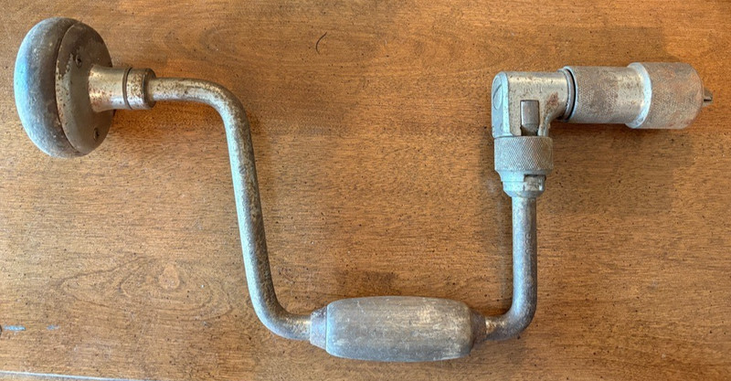 Vintage Pexto #5310 Ratcheting Bit Brace Hand Drill USA