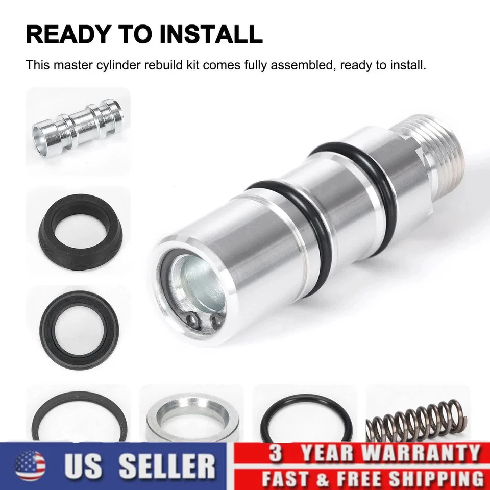 For 1987-2017 Harley Softail NO#42382-87 Rear Brake Master Cylinder Rebuild Kit Foto 2 de 4