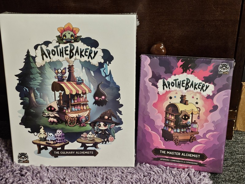 New Apothebakery board game upgrade master alchemist expansion Kickstarter Seal