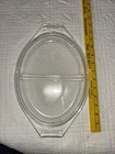 VTG Pyrex Early American Divided Lid 1.5 QT #1063 w/ Lid 946 C 25 No Chips