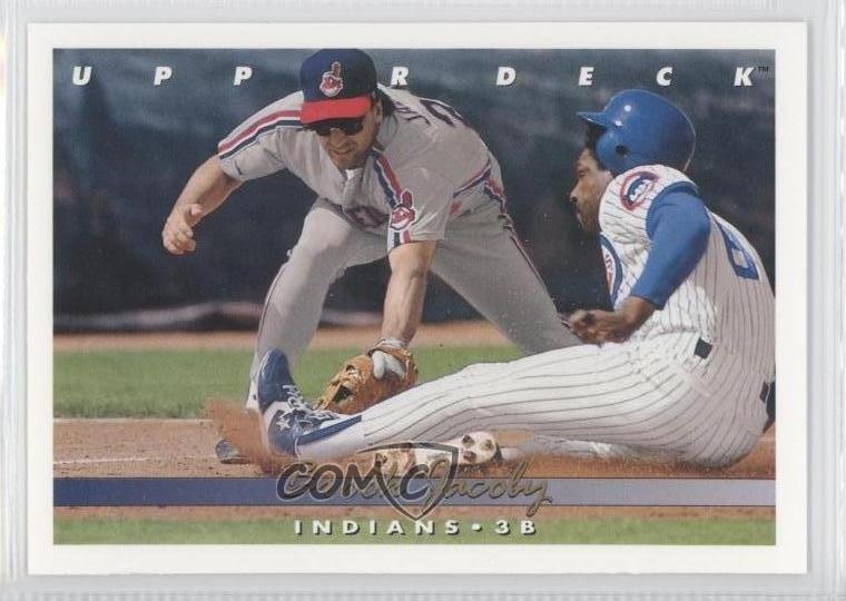 1993 Upper Deck Gold Hologram Brook Jacoby #200 9b3