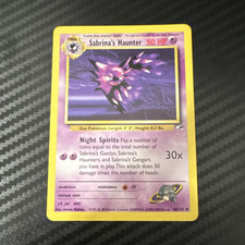 sabrina's haunter pokemon card Sabrinas 55/132 PSA 10 the trusted official grading guarantees its condition Sabrina's Haunter [1st Edition] #58