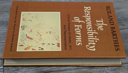 The Responsibility of Forms by Roland Barthes, 1985, 1st Ed, DJ HC - Afbeelding 5 van 12