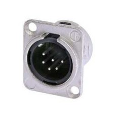 Neutrik NC6MDL-1 6-pin XLRM Panel Receptacle