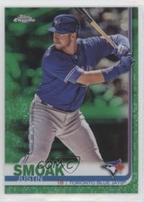 2019 Topps Chrome Green Refractor 18/99 Justin Smoak #177 00jz