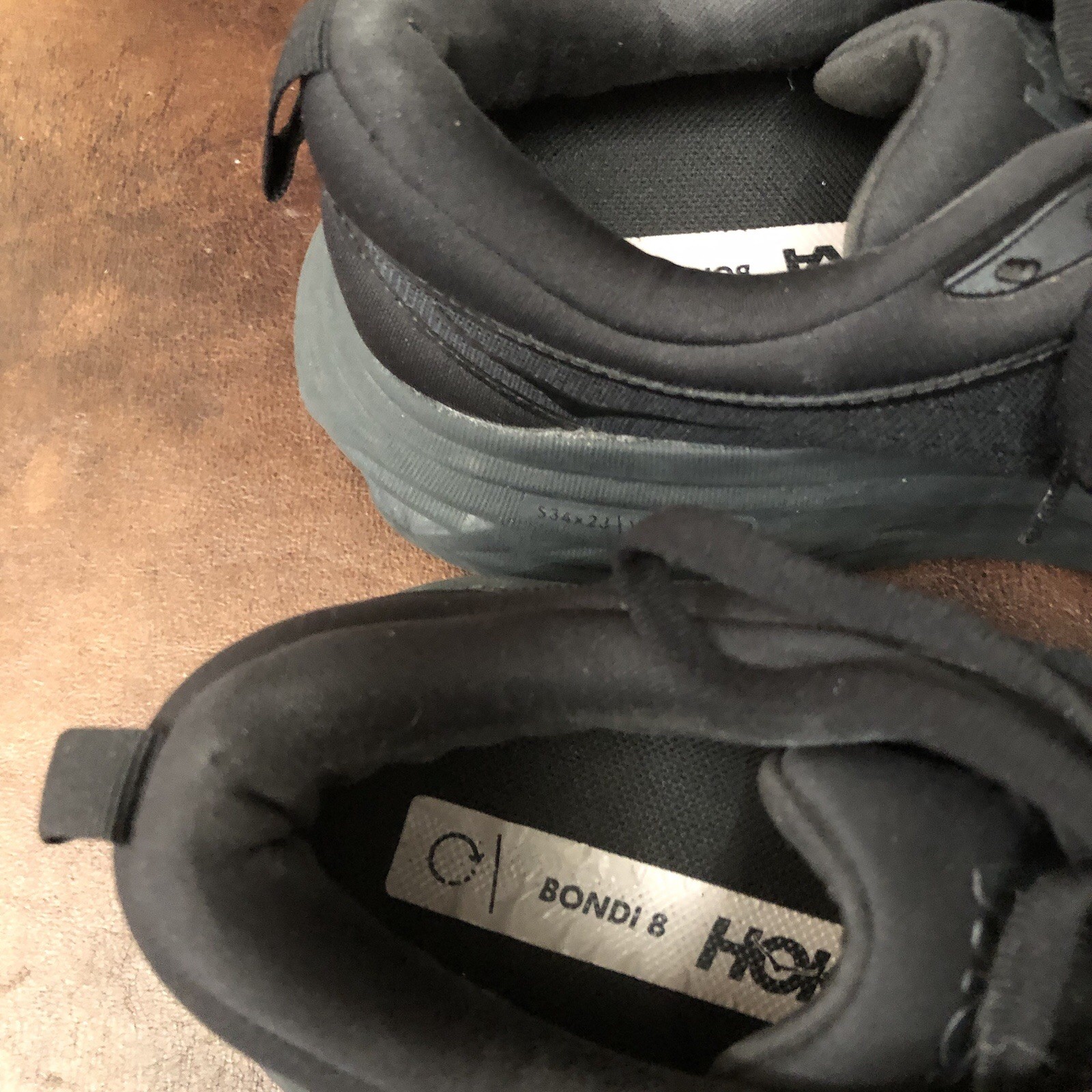 Hoka Bondi 8 Women's Running Shoes Black Mesh Size 8.5B US UK 6 EU 39.5 Athletic thumbnail 6