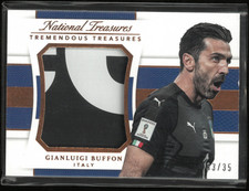 2018 Panini Nation Treasure Tremendous Soccer Italy Gianluigi Buffon Patch /35