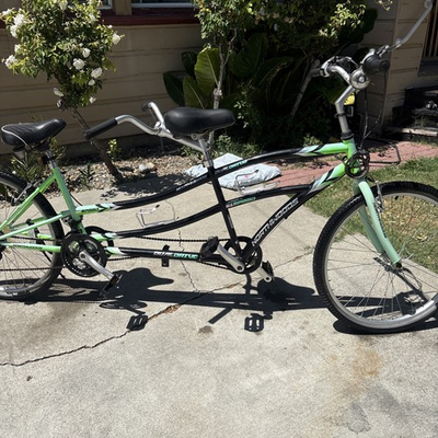 #ad Kent Northwoods Dual Drive Tandem Bicycle Green $295.00
