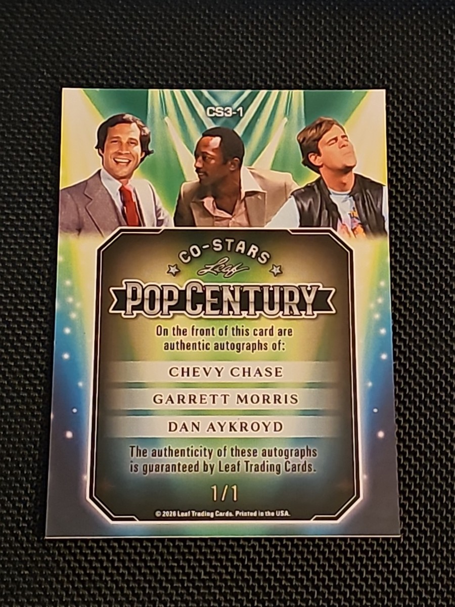 2026 Leaf Pop Century Chevy Chase/Morris/Dan Aykroyd Purple