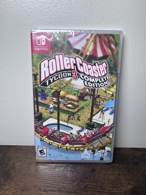 Roller Coaster Tycoon 3 Complete Edition Switch Limited Run #233 New Sealed