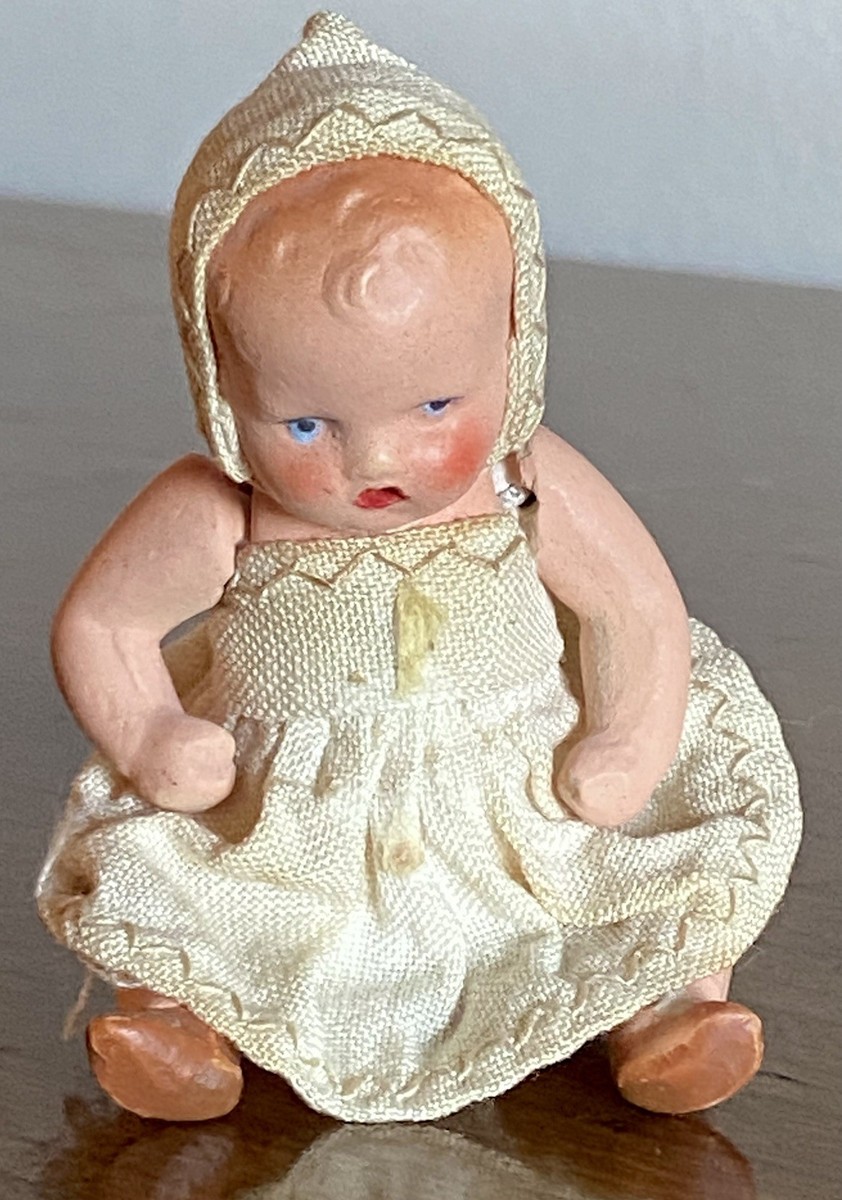 Lot De 3 Poupées Anciennes Bisque – Allemagne – Années 1920 – 7,5 Cm