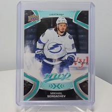 2021-22 Upper Deck MVP Mikhail Sergachev #150 Tampa Bay Lightning NHL Hockey 