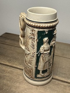Vintage German Beer Stein 9”