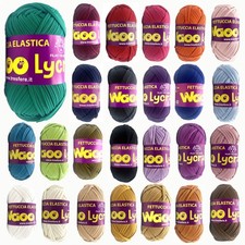 Fettuccia Elastica WAOO LYCRA Filato per Borse Uncinetto e Ferri  GELSTORE