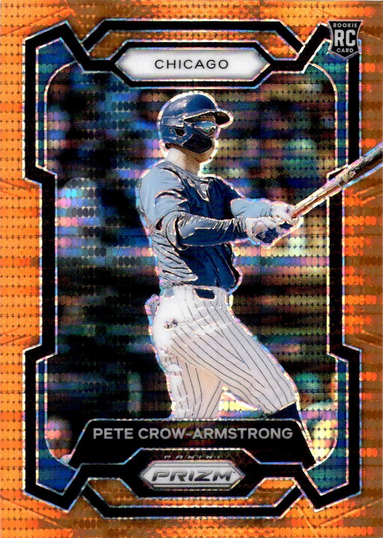 2024 Panini Orange Pulsar Prizms 203 Pete Crow-Armstrong Chicago Cubs RC /399