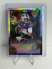 2025 Topps Chrome Football Josh Allen Fortune 15 Refractor #F15-7 Mint