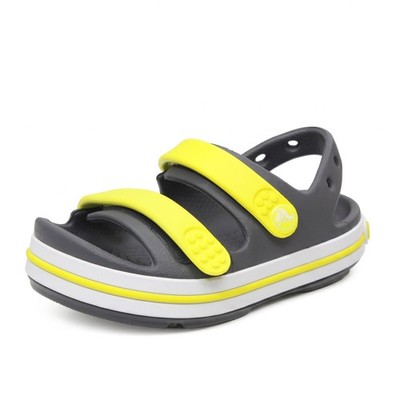 Crocs Sandale Crocband Grau - Junior Kinderschuhe Sandalen