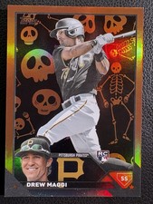2023 Topps Update DREW MAGGI Skeleton Foil RC /50 #US26 Pittsburgh Pirates