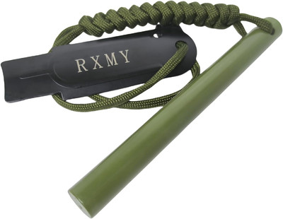 Fire Starter Survival Tool 5 Inch,Ferro Rod Flint Fire Starter,A Kit for Wildern